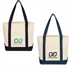 JH3231 Small Starboard 24 Oz. Cotton Canvas Tote Bag With Custom Imprint